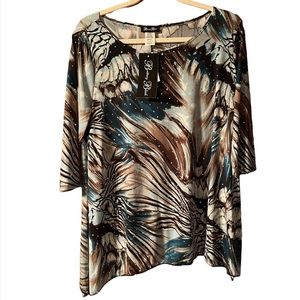 Brittany Black| Womens blouse, size XL